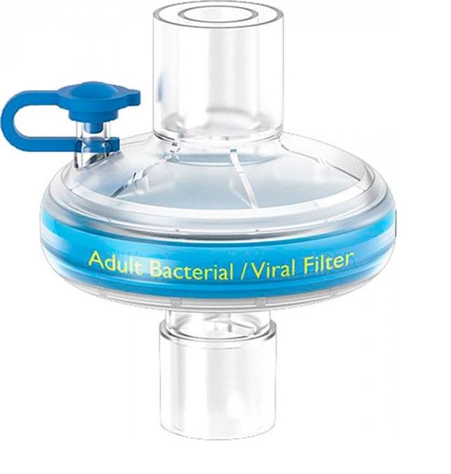 Фільтр ThermoShield вірусобактеріальний тепловологообмінний для дорослих, із портом Луер (Виробник: FLEXICARE)